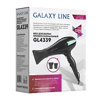 Galaxy LINE GL 4339 (12шт) Фен для волос профессиональный мощность 2200 Вт, профессиональный АС-мото