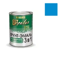 Грунт-эмаль по ржавчине 3 в 1 ВИТ color (светло-голубая 0,8 кг "ЦАРИЦЫНСКИЕ КРАСКИ")