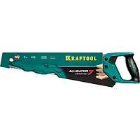 Ножовка универсальная "Alligator Universal 7", 450 мм, 7 TPI 3D зуб, KRAFTOOL 15004-45_z01