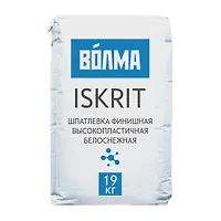 Шпатлевка финишная полимерная "ВОЛМА-ISKRIT" 19кг