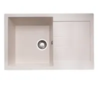 Мойка GranAlliance G-40 (765 х490мм) белая с сифоном