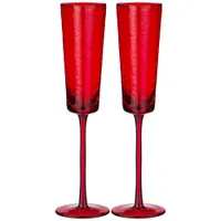 Набор бокалов для шампанского из 2-х штук "Rocky red" 180мл 887-422