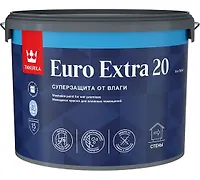 EURO 20 EXTRA  А краска для влажных помещений 9л.