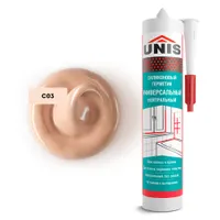 Герметик силиконовый UNIS N-80 универсальный багамы С03 300мл