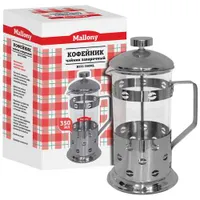 Чайник/кофейник (кофе-пресс) "Caffe"  B535-350ML (сталь) арт.950145