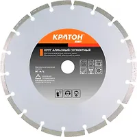 Круг алмазный сегментный Кратон O180х22,2х2,4 мм
