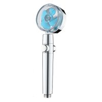 Лейка душевая TURBO, синий, с фильтром, пластик, 1/2", блистер (AGD 20.1115 blue B) "ARGOTECH"