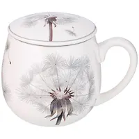 Кружка заварочная lefard dandelion с металл. ситом и фарфор. крышкой 420 мл 87-285