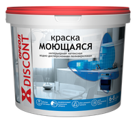 Ореол ВДАК белоснежная интерьерная моющаяся матовая "ДИСКОНТ" 3,0 кг. (3129)