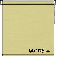 Мини Ролета Декор 66*160 желтый