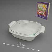Блюдо для холодца с крышкой СТИЛЬ ЖИЗНИ 25*20,5*10,5 см цв.уп. (КОР-12ШТ) 574-501