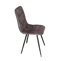 Стул ТалМер Фред цв. коричневый М005 (каркас черный), ВхШхГ: 890х430х430мм