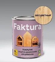 Покрытие Faktura защитно-декоративное для древесины бесцветное (0,7 л. )