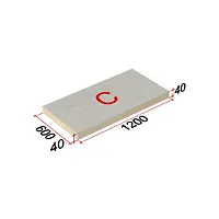 LOGICPIR SLOPE -3.4% (С) CX/CX 1200х600х40 екн064659