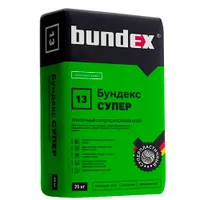 Клей плиточный Bundex Супер 25кг (1поддон-48шт) (товар со скидкой 12%, пр10.25)