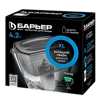 Фильтр-кувшин для очистки воды "Барьер ГРАНД " (4,2л) изумруд