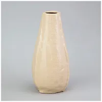Ваза 13*13*25см цвет: бежевый 374-139 374-139