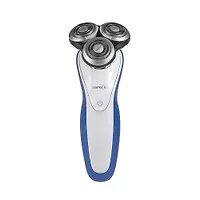 Бритва Centek CT-2152 (сер/бел/син) 5 ВТ, 3 плав. головки, аккумулятор+работа от сети, Li-Ion 600мАч