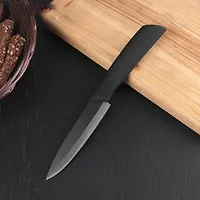 Нож керамический "Black" лезвие 9,5 см, ручка soft touch арт.852230 г.Екатеринбург