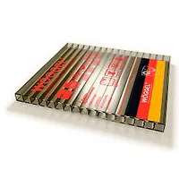 Сотовый поликарбонат Woggel 8 мм х 2,1м x 6м БРОНЗА (1,25 кг/м2)