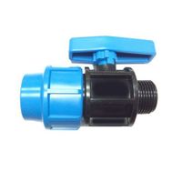 Кран шаровой ПНД разъем. (нар.рез) 25х3/4"