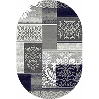 Ковер "SILVER" 2,0*3,0 овал - d216 GRAY
