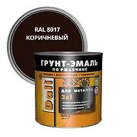 ГРУНТ-ЭМАЛЬ по ржавчине (0,75л.) коричневый "Рогнеда" (20414)