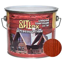 Деревозащитный состав ВИТЭКС color палисандр 2,7 кг. ВИТtex