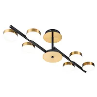 ESCADA Светильник на штанге Escada 10266/6 LED*95W Bkack/Brass