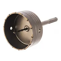Коронка твердосплавная ПРАКТИКА SDS-Max ударная 125 мм (1шт.) клипса 917-958