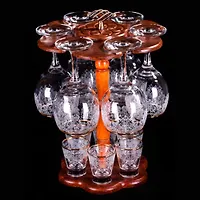 Мини-Бар 12пр. арт.1501-ГЗ (Византия) Гравировка,отводка золотом