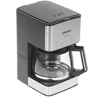 Кофеварка Centek CT-1144 (сталь) капельная 680Вт, 800мл, капля стоп, съёмный фильтр, подогрев