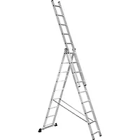 Лестница алюминиевая SC 3009 трехсекционная 3*9