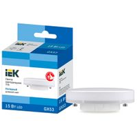 Лампа LED T75 таблетка 15Вт 230В 6500К GX53 IEK арт.LLE-T80-15-230-65-GX53