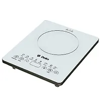Индукционная плита Delta D-302N, 2000Вт, белый, одноконф. 8 пр, LED-дисплей, стеклокерамика