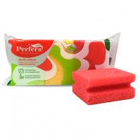 Губка Perfera для мытья посуды MULTY-EFFECT крупнопористые профилир 3 шт, размер 96/64/44 ПФ-02