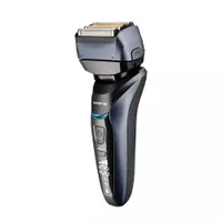 Бритва электрическая PMF 1016RC wet&dry 7D PROF 4+ Черный/Темно-синий POLARIS CN