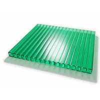Сотовый поликарбонат 2,1м x 6м x 8мм Зеленый SKYGLASS