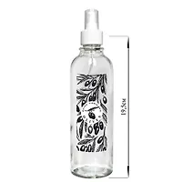 Бутылка цилиндр с кнопочным дозатором для масла/соусов, Extra virgin oil olive черн, 330 мл, стекло