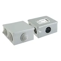 Распаячная коробка ОП 80х80х40мм, крышка, IP44, 6 вх. инд. штрихкод TDM (SQ1401-1235)