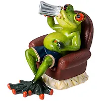 Фигурка декоративная "Лягушка" 15,5х7х10,8 см 146-2005 146-2005