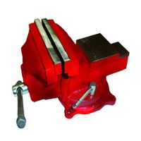 Тиски слесарные, поворотные, с наковальней, 125 мм (Hobbi) (шт.) 44-4-212
