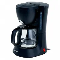Кофеварка Delta DL-8153 черная, 600Вт, 600мл (4-6 чашек)
