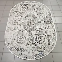 Ковер EFSUN 1,5*4,0 овал. - Q773A CREAM/CREAM