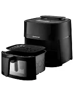 Аэрогриль BRAYER 2042BR, 1800Вт, 8л, t. 200С, съемная решетка, таймер, LCD-дисплей, 8 программ, пар