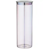 Емкость для сыпучих продуктов agness "Rainbow" 1700 мл d=9.5 cm h=27 cm цвет:радужный 889-137