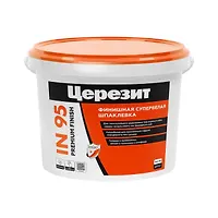 Шпатлевка Церезит Premium финишная готовая Супербелая IN 95, 5 кг 2247429