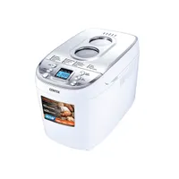 Хлебопечка Centek CT-1415 (бел/сталь) 1500г, 860Вт, 15 программ, таймер, LCD, окошко
