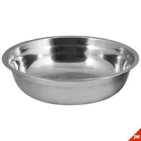 Миска из нерж стали с расширен. краями: BOWL-25, диа - 25см, зерк полир., 2.3л,тм Mallony 003275