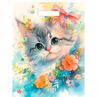 Пакет ПЭ с вырубной ручкой 31х40+6см (30) (Натюркот) Глянцевый Тико (х50/1300) 2200003927573 ВУР6676